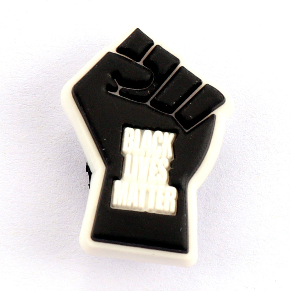 Charms Tilbehør Black Lives Matter BGM BLM Dollar Skodekoration