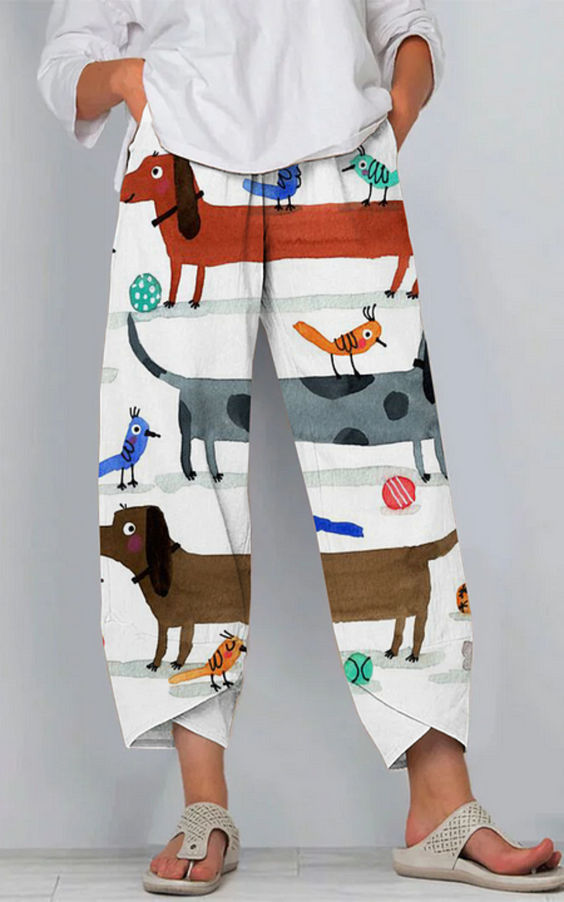 3D Printing Women's Casual Pants