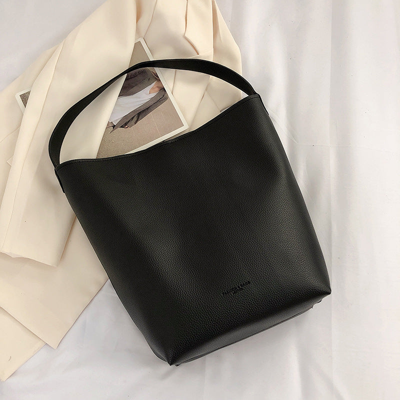 Female Simple Senior Sense Bucket Bag