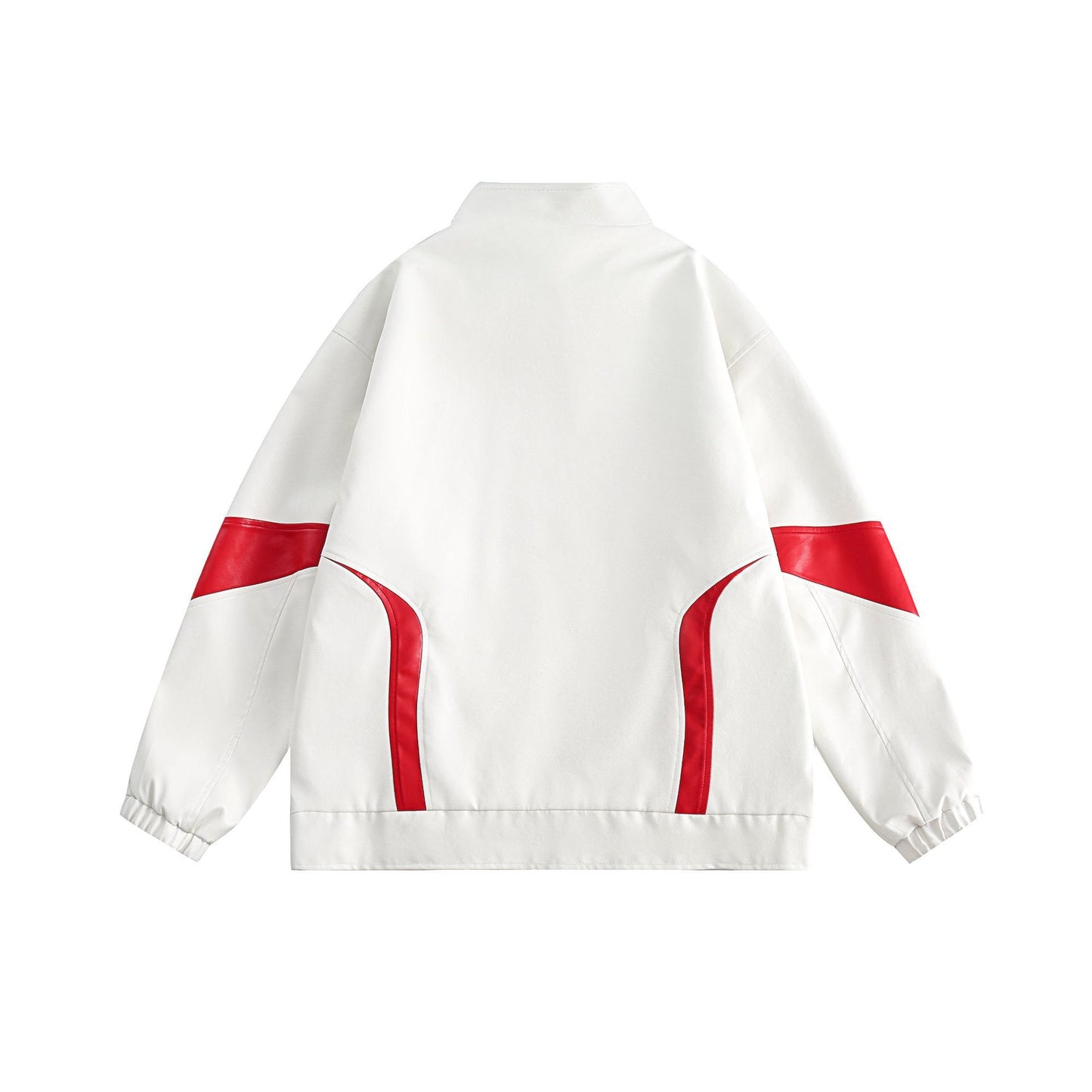 American Street Red Loose-fitting Baseball Uniform For Men