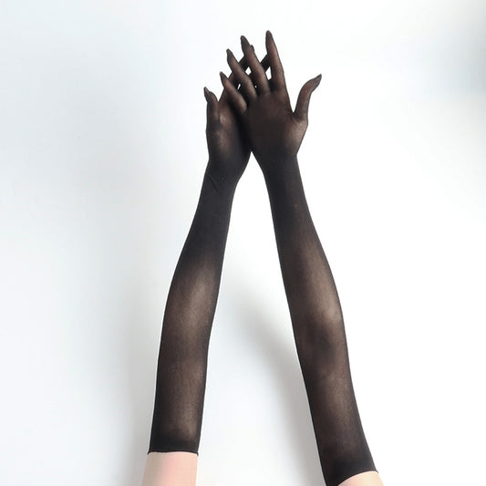 Women's Five-finger Seamless Anti-hook Silk Glove