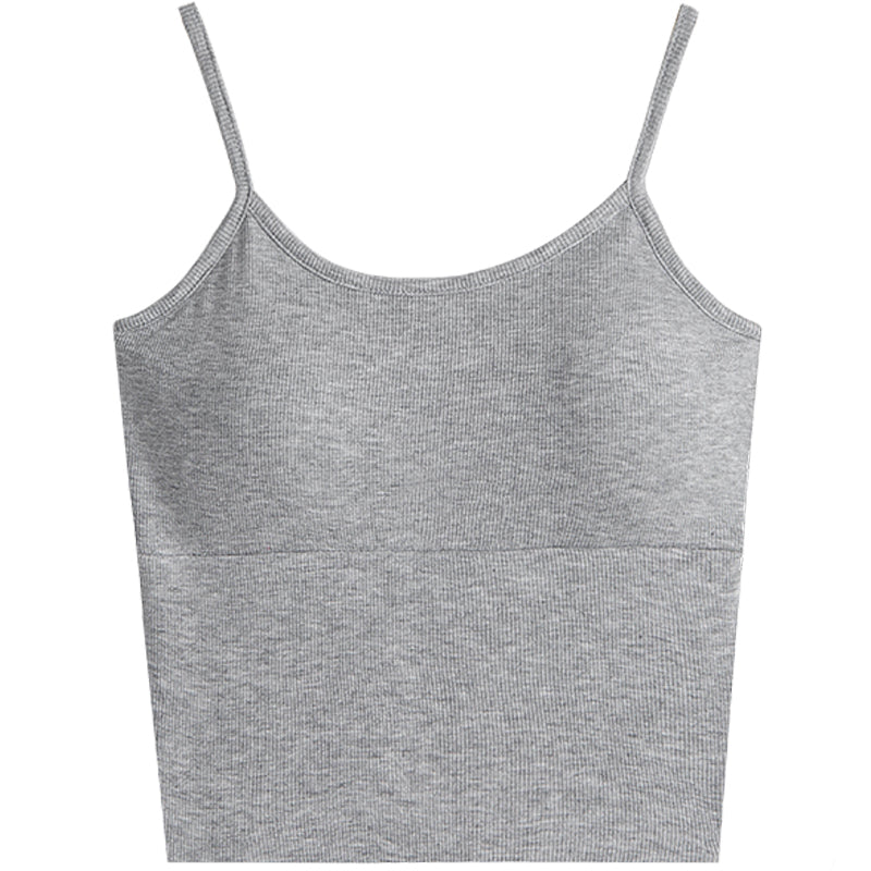 Summer All-match Slim Sling Sleeveless Outer Top