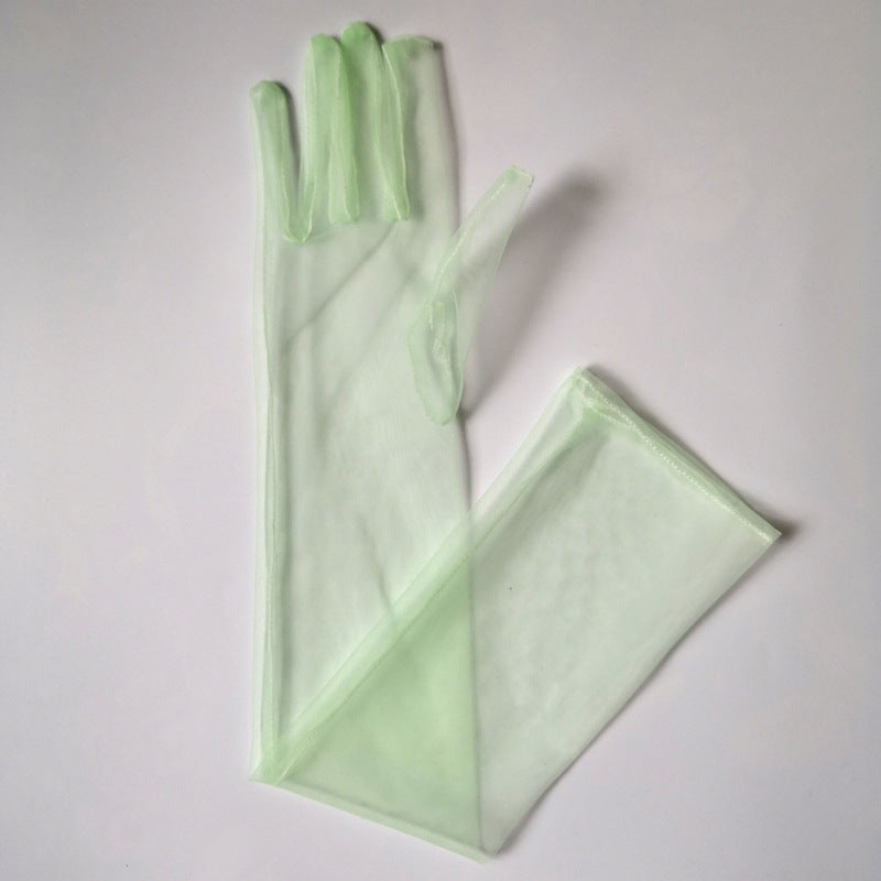 Tulle Plain Bridal Wedding Dress Gloves