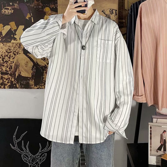 Hong Kong Style Vintage Floral Shirt Men