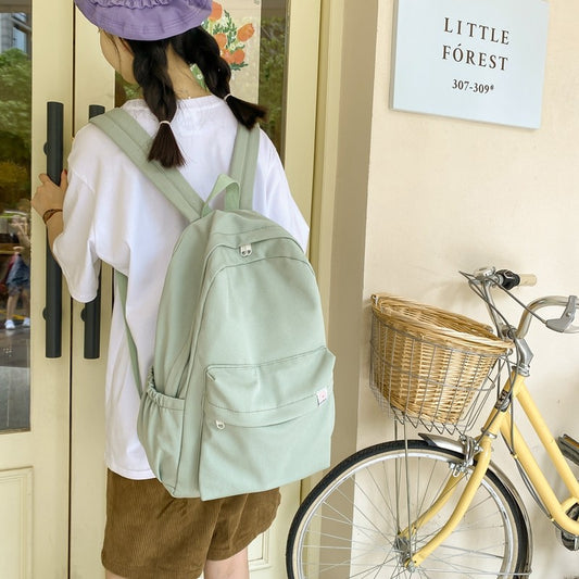 Junior High School Backpack High School Student Large Capacity Backpack