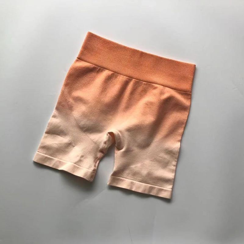 Anti-light Fast-drying Running Fitness Three-point Pants High Waist Peach Yoga Pants