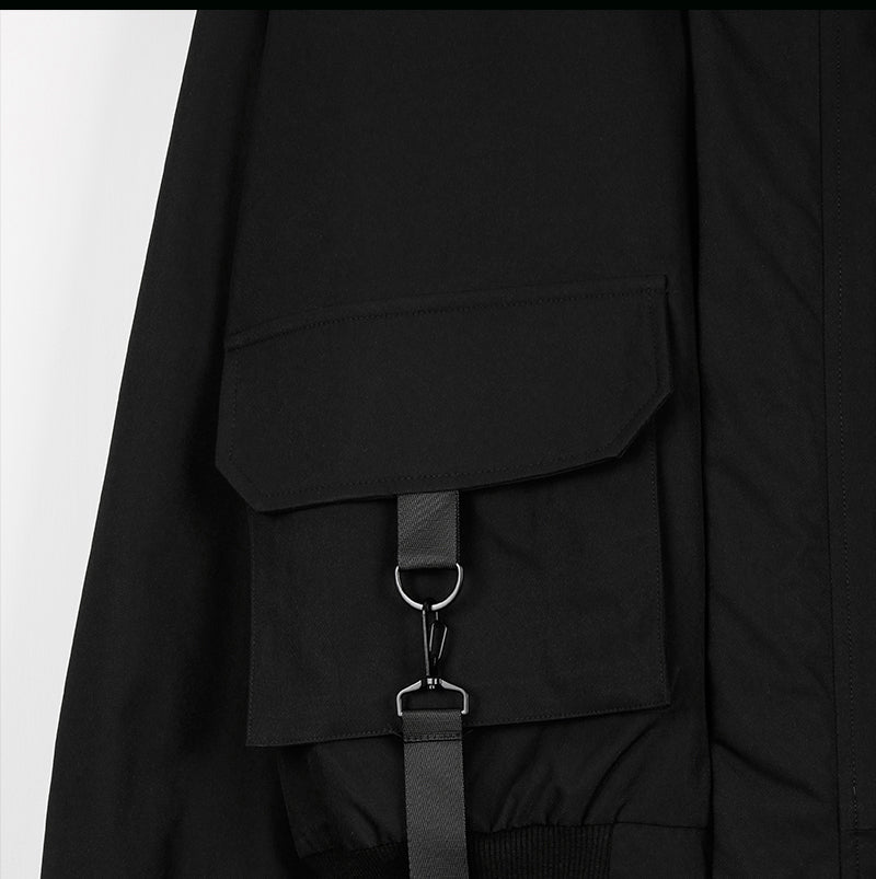 Men's Fashion Function Wind High Collar Jacket