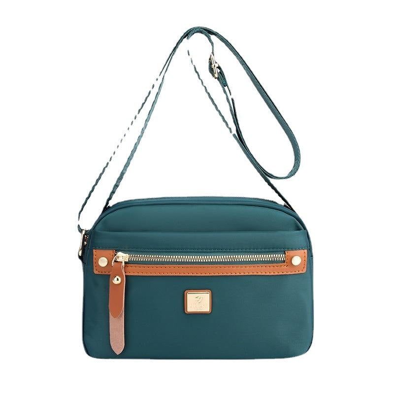 Solid-color Nylon Crossbody Womens Shoulder Bag