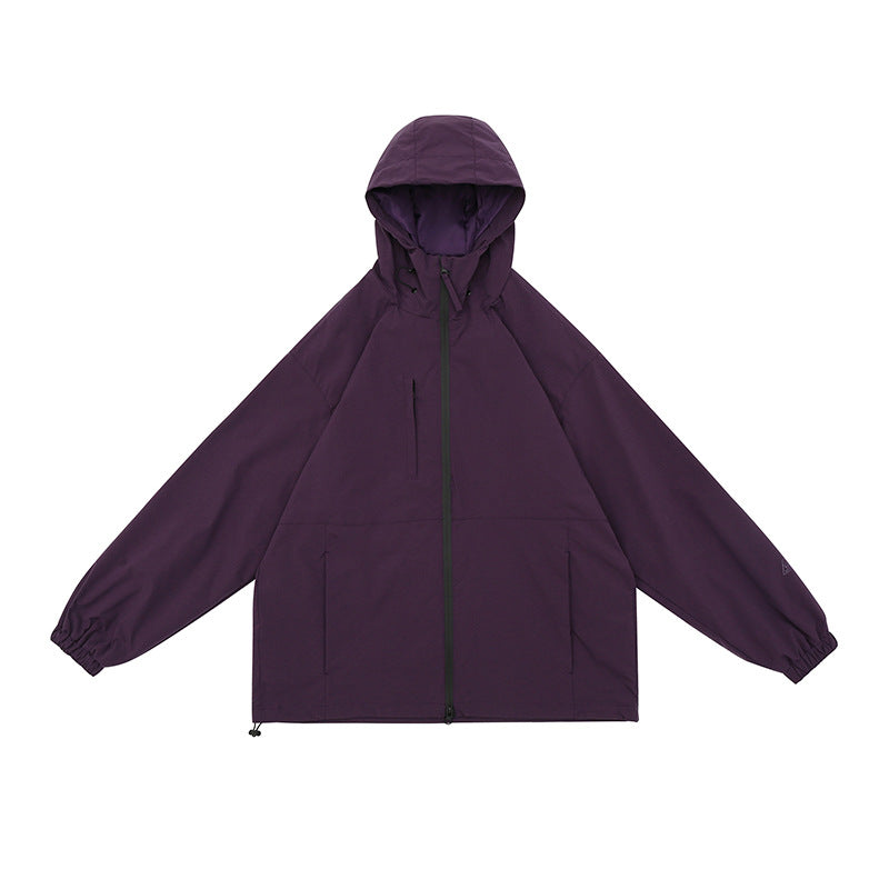 Men's And Women's Fashion Simple Outdoor Sports Shell Jacket