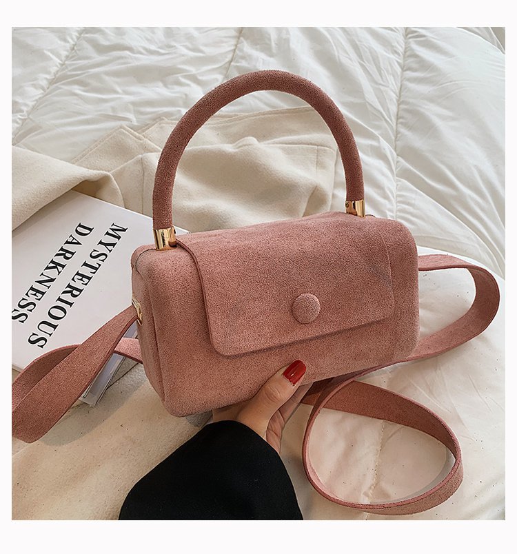 Women's New Popular Frosted One-shoulder Messenger Handbag