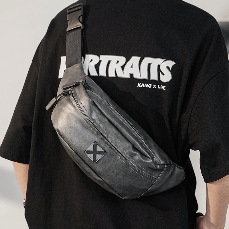 Koreansk Herretaske Trendy Mode Skulder