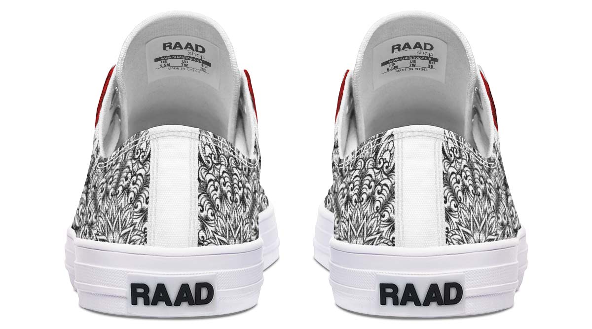 Fashion Print Couple Low-Top Canvas Shoes