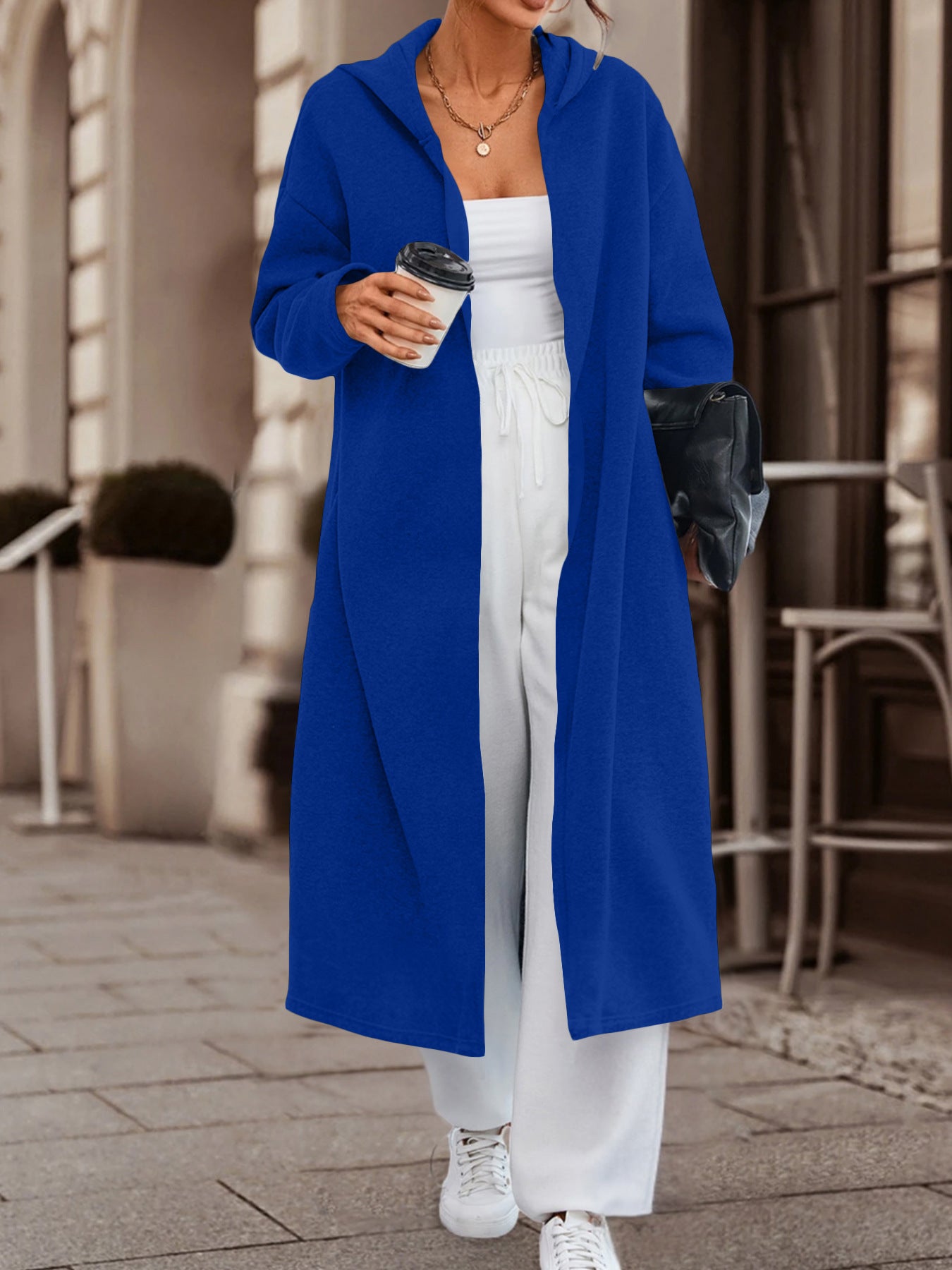 Women's Leisure Commute Long Cardigan Jacket