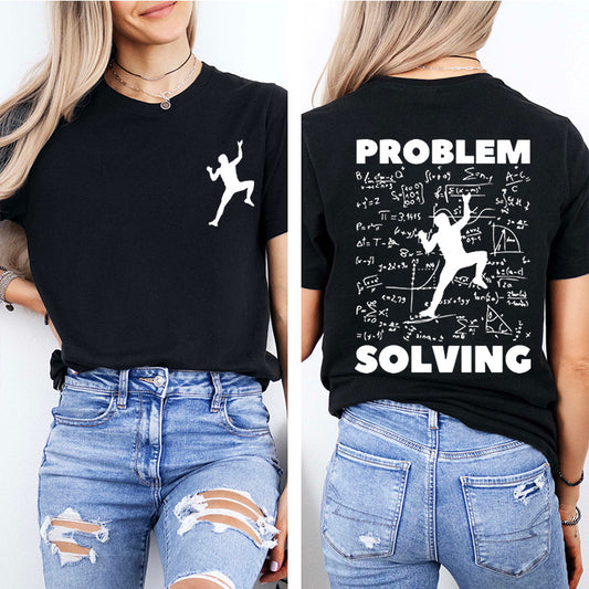 Climbing Problem-Solving Graphic T-Shirt