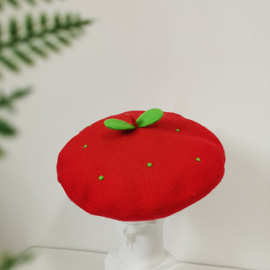Handmade Wool Felt Japanese Beret