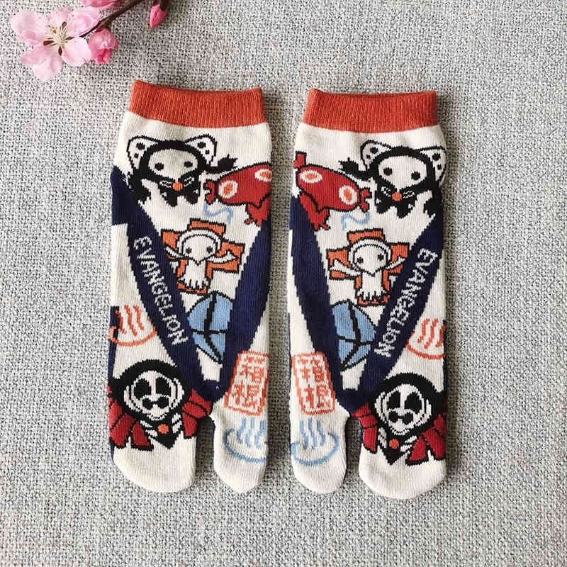 Two-toe Socks Split Toe Women's Cotton Socks