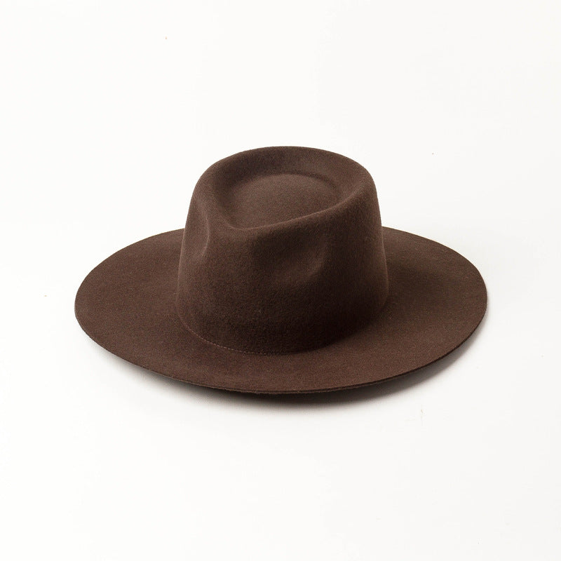New Delicate Woolen Jazz Top Hat Casual Fashion Felt