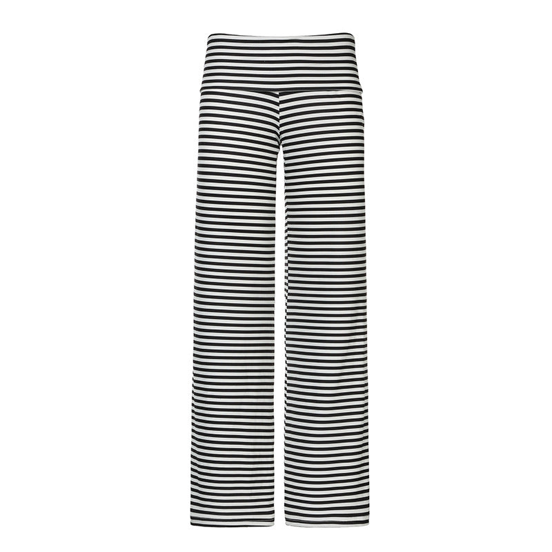 Striped Printed Shorts Fashion Sexy Low Waist Sports Casual Pants