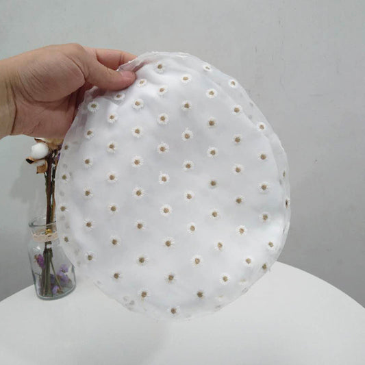 Hat Women Japanese Cute Daisy Mesh Beret