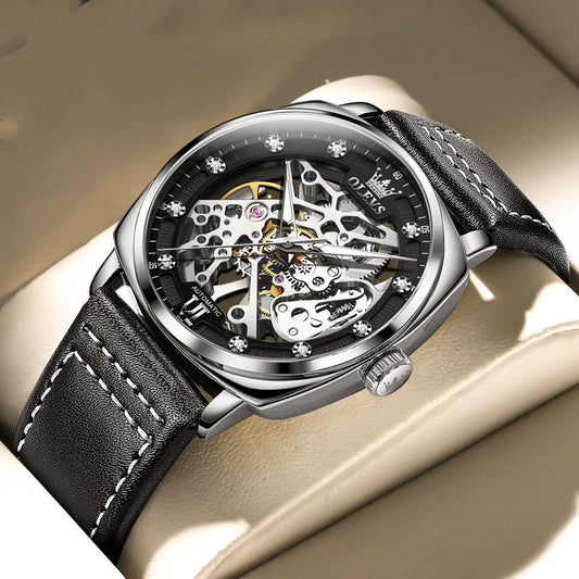 Hollow Mechanical Watch Men's