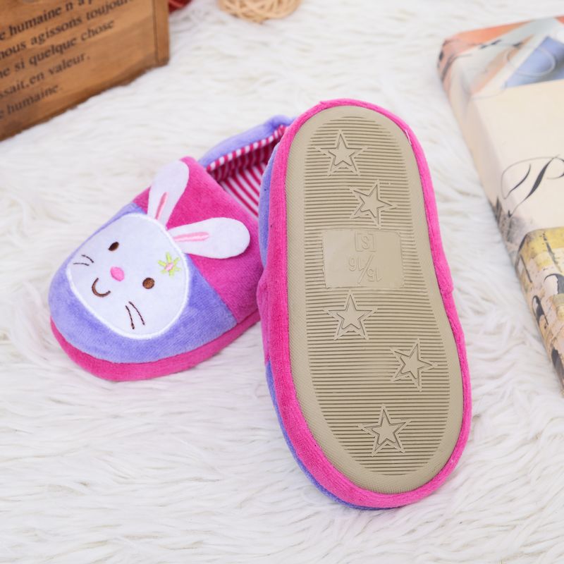 Bag Heel Warm Cartoon Indoor Cotton Slippers