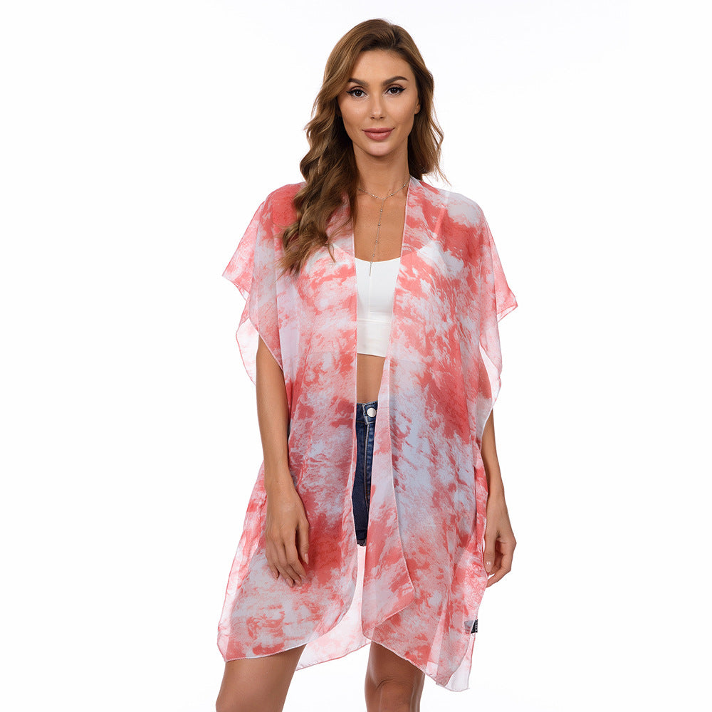 European And American Style Summer Chiffon Sun Protection Shawl