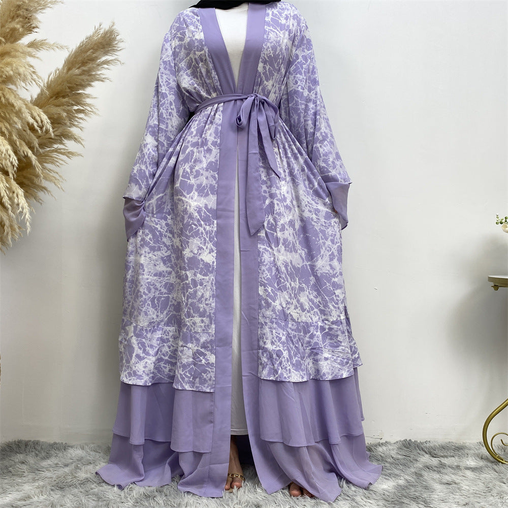 Middle East Printed Panel Top Women