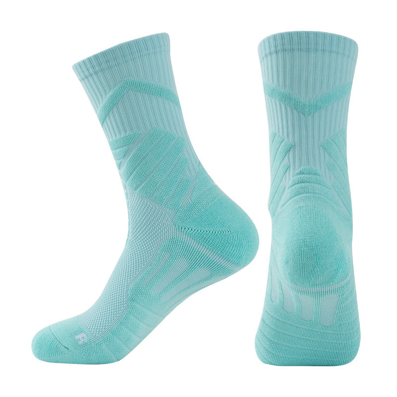 Men's Thick Shock Absorption Anti-skid Sports Socks