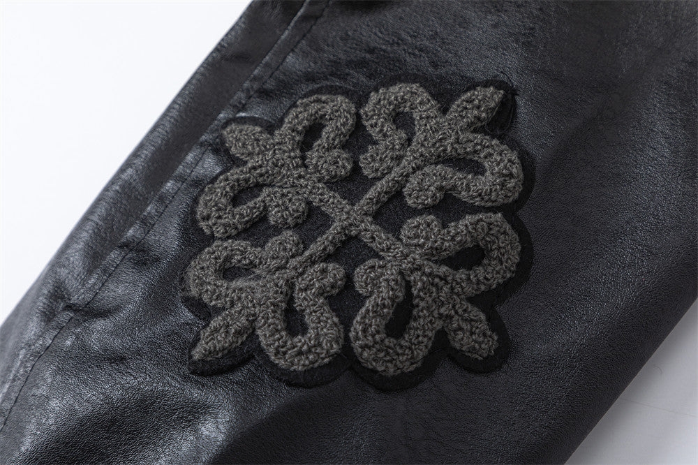 Machine Embroidery Baseball Uniform Jacket Male