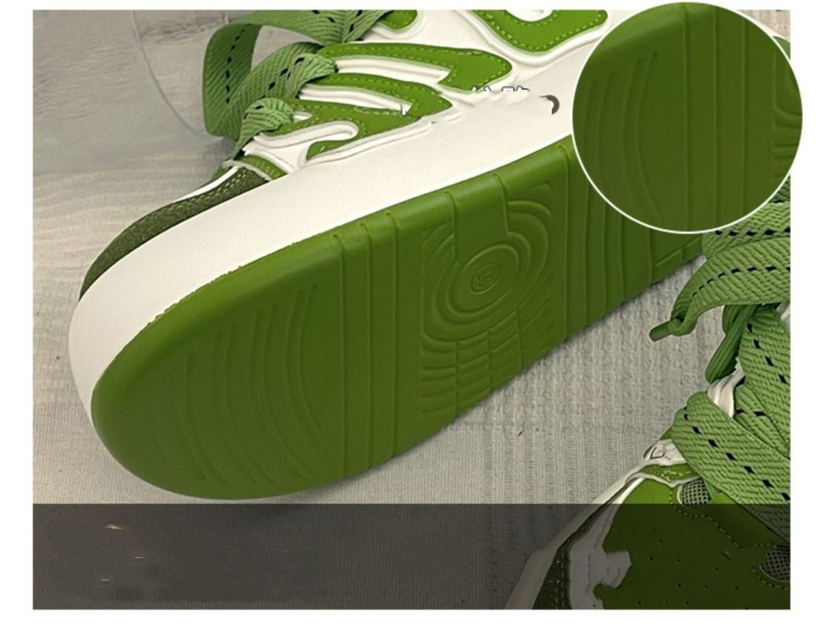 Alsidige Retro Mindretalsdesign Afslappede Sport Skate Sko