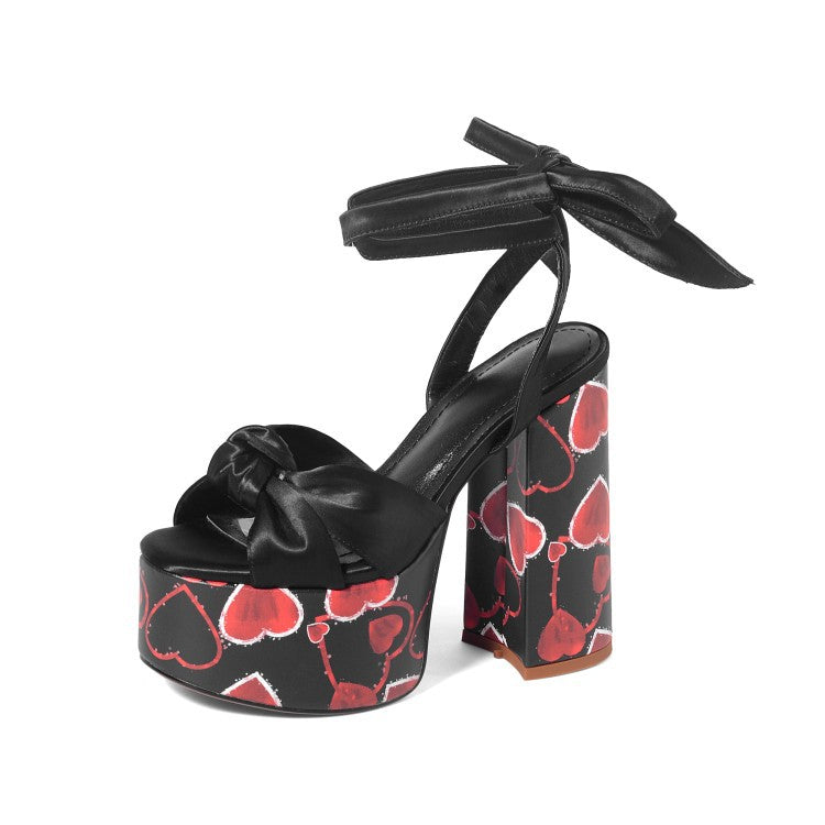 14cm Super High Heel Sandals Waterproof Platform Thick Heel Plus Size Women's Shoes