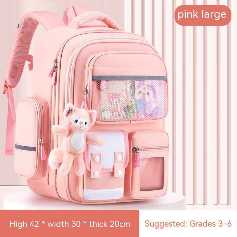 Children's Burden Reduction Large-capacity Backpack Multifunctional Spine Protection