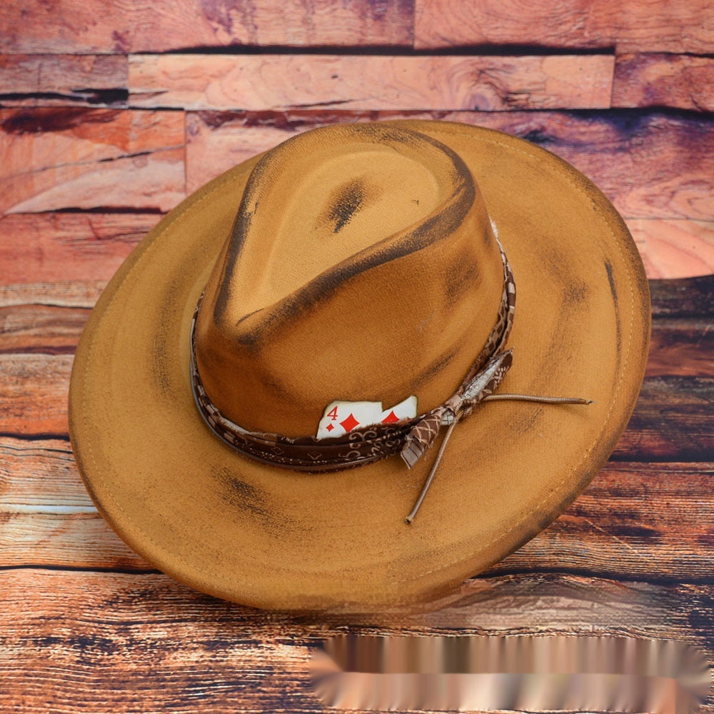 Fashion Retro Original Design Fedora Hat European And American Fur Felt Hat