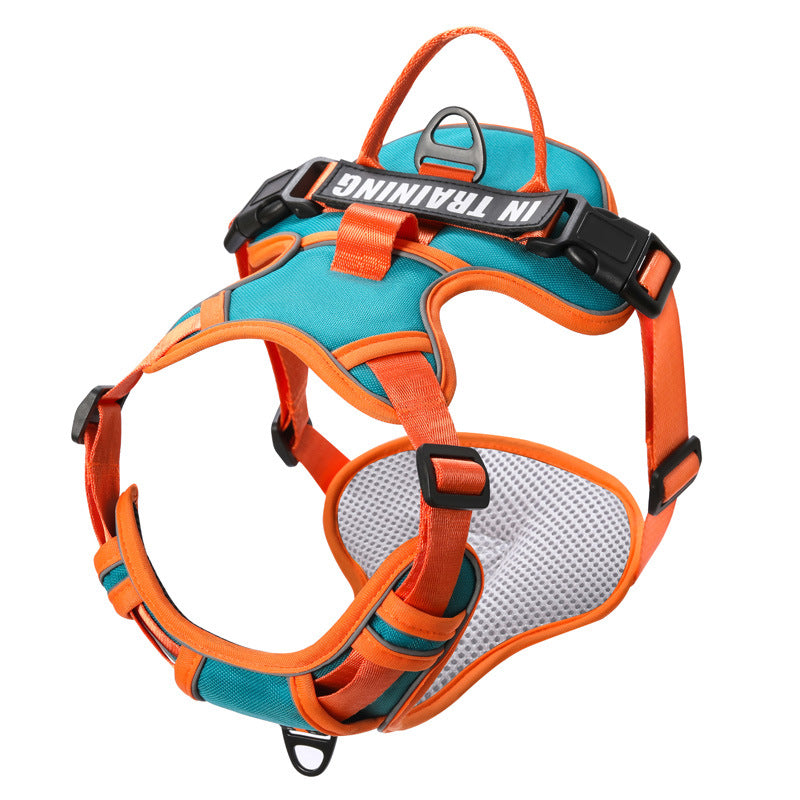 Undershirt Type Small Medium And Large Dogs Reflective Dog Outer Chest Harness To Prevent Breakaway Dog Walking Leash