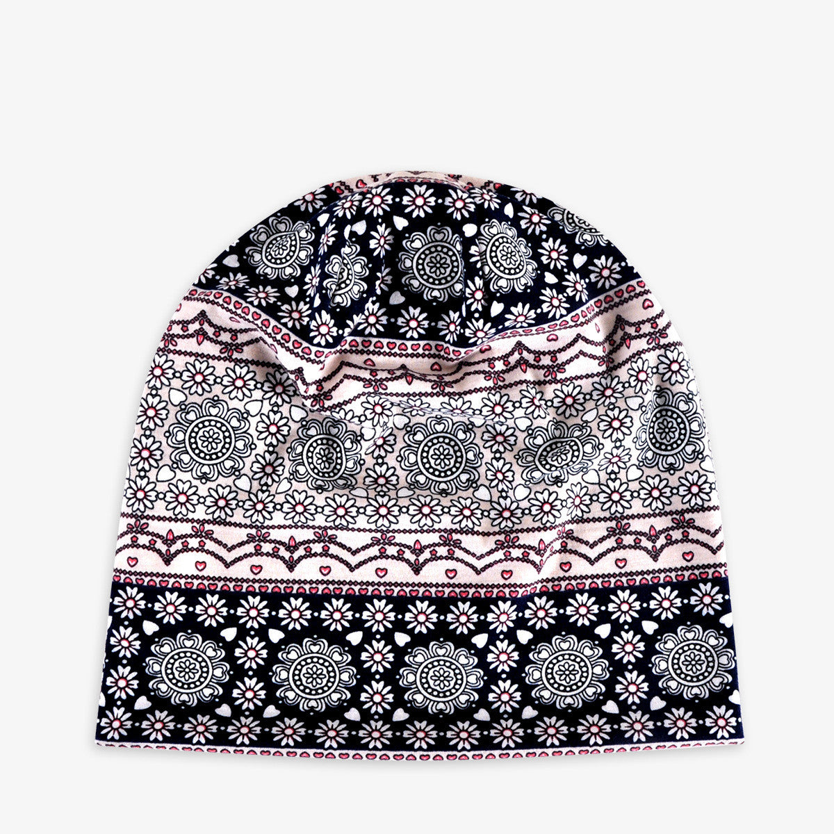 Women's Fashion Print Wrap Head Hat
