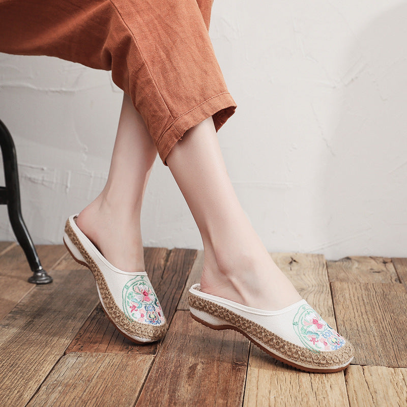 Women's Fashionable Summer New Baotou Half Slippers
