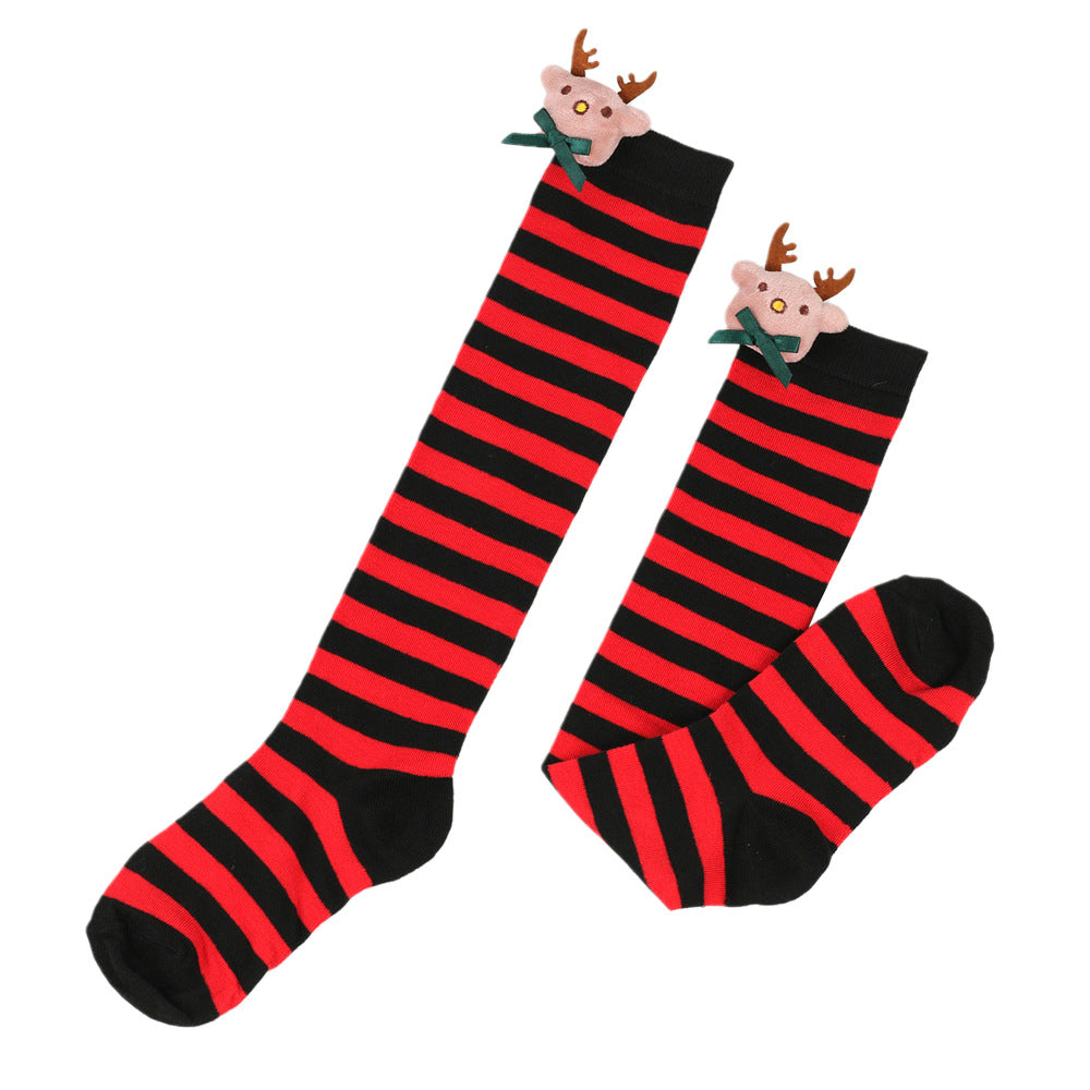 Elk Children's Christmas Stockings Cartoon Doll