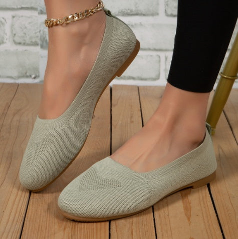 Low-cut Women's Comfortable Round Toe Flat Shoes
