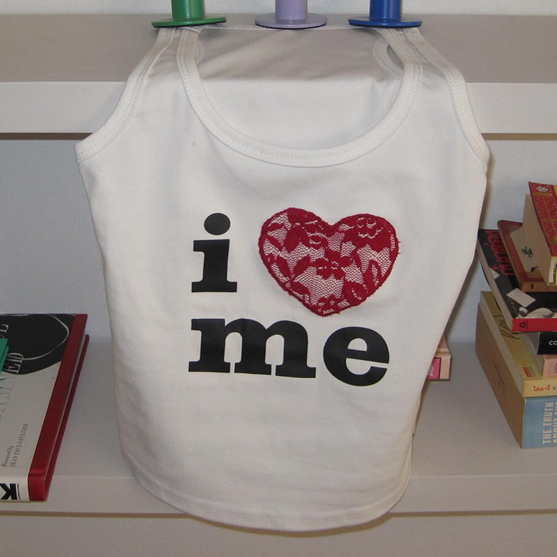 Nightclub-style Letter-printed Slim-fit Womens Cropped Midriff-baring Tank Top