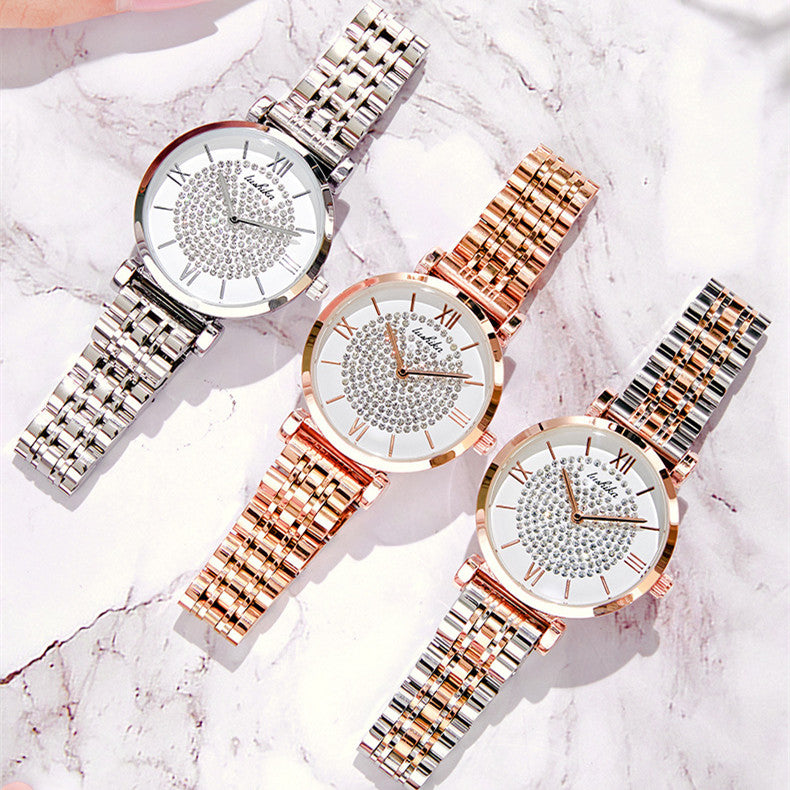 Full Star Steel Band Fashion Women's Watch