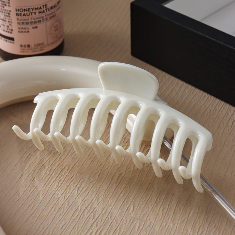 Soft Shark Clip Large Back Head Barrettes Anti-collision Hair Drop-resistant Durable Clip Grip