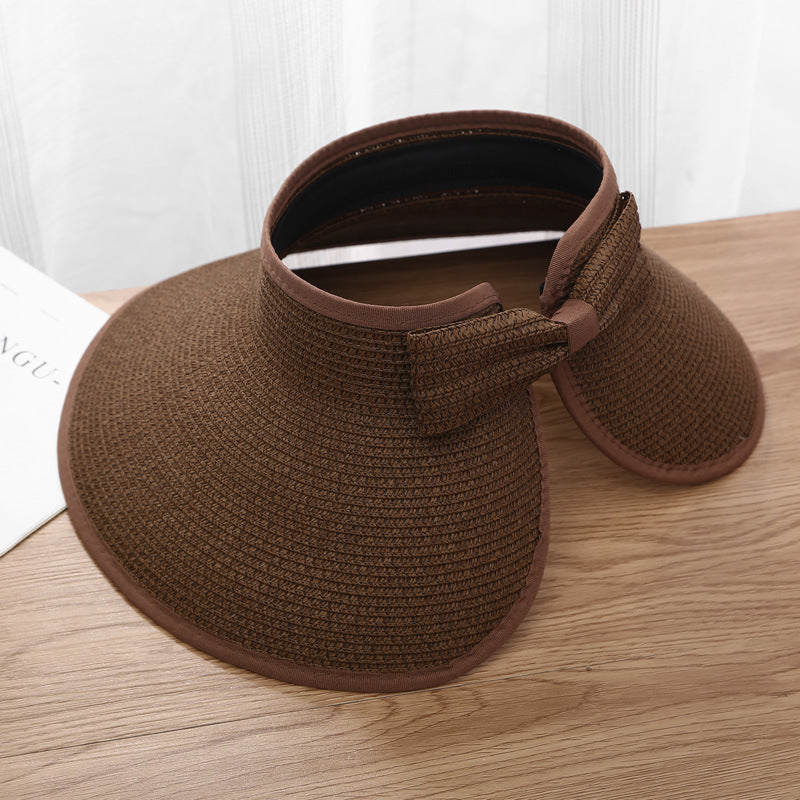 Summer Foldable Air Top Sun-proof Sun Portable Straw Hat