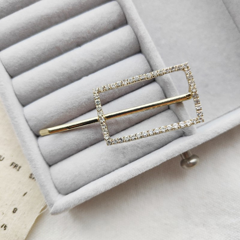 South Korea Rhinestone Butterfly Barrettes Temperament Fringe Bobby Pin