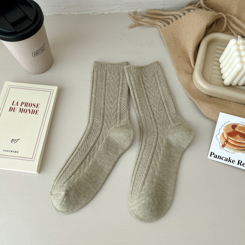 Womens Thick Insulated Mid-calf Stockings