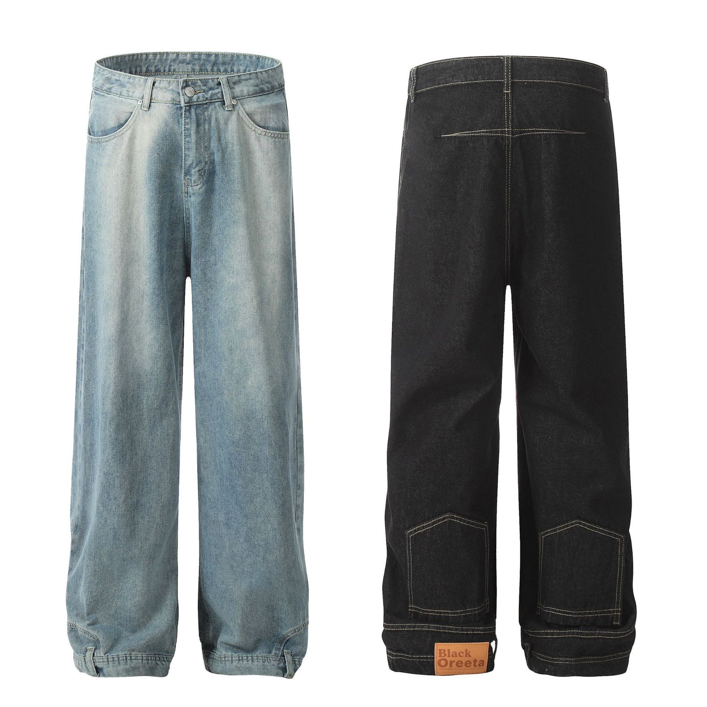 Washed Inverted American Jeans