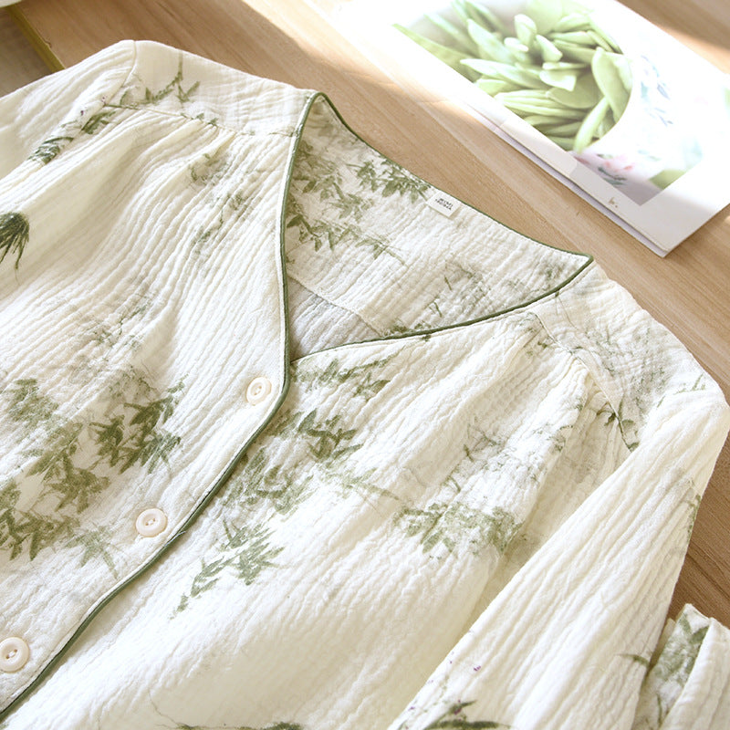 New Womens Pajama Set With Built-in Chest Pads