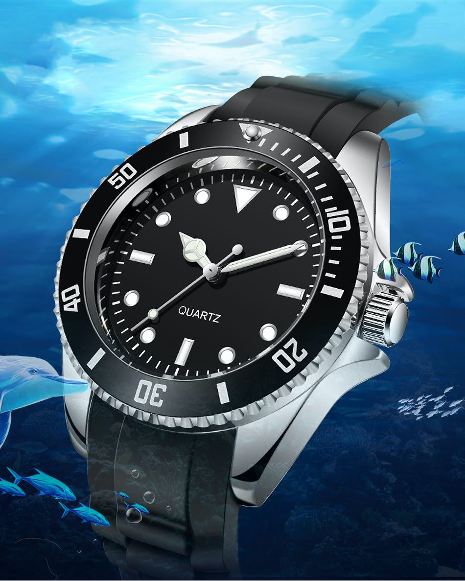 New Silicone Luminous Watch Fashion Waterproof Quartz Watch