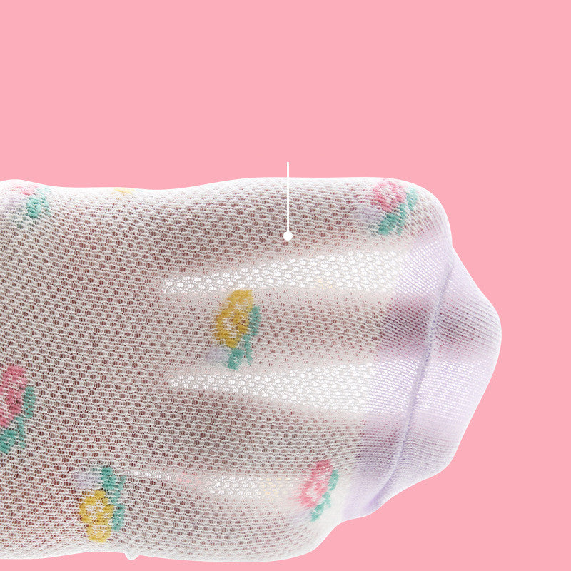 Children's Mesh Girls Lace Breathable Sweat Socks