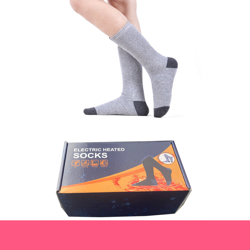 Men's And Women's Winter Warm Feet Heating Charging Socks