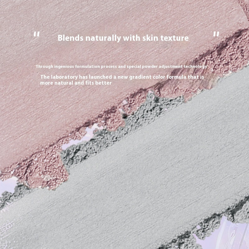 Makeup Love Blusher Plate Women's Nude Color Gradient Two-color Rouge